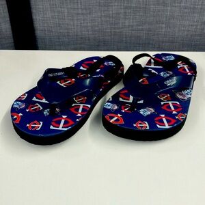 MLB Minnesota Twins Sandals for Kids Size 7.5